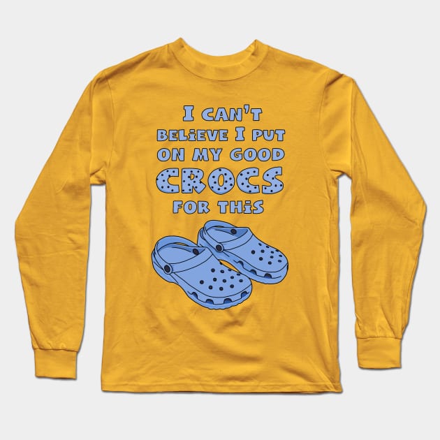 Yellow crocs shirt shop